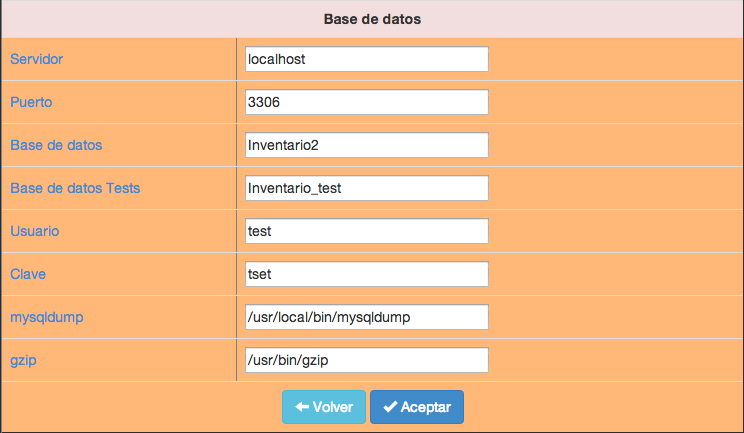 base de datos