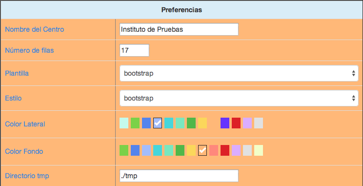 preferencias